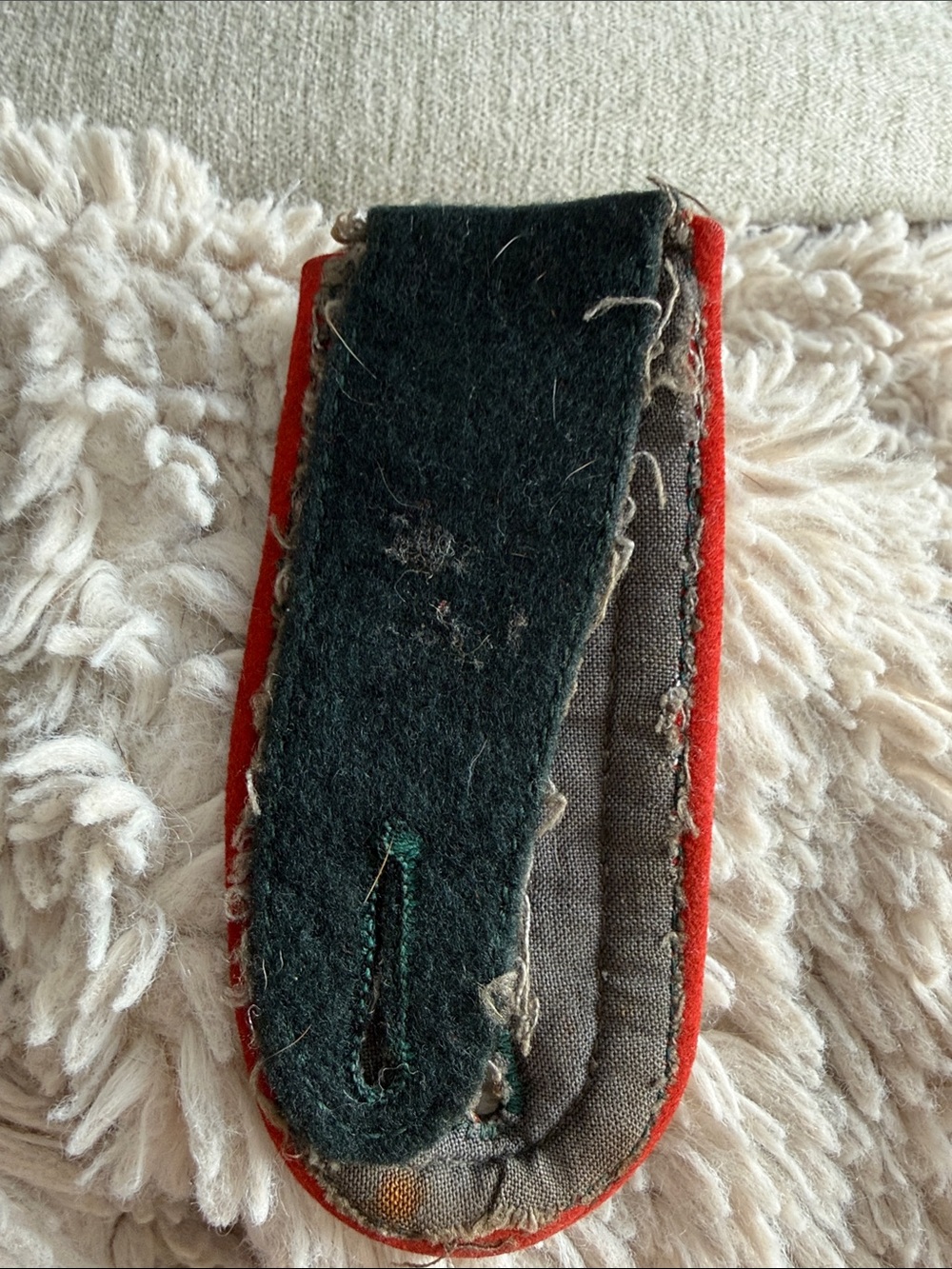 WWII German Artillery Anti Aircraft Flak Staff NCO Shoulder Board - Picture 2 of 2